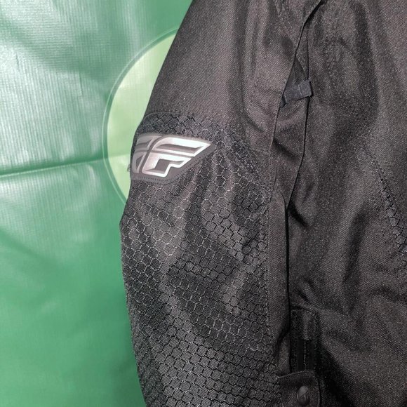 FLY Technical Riding Gear Women's Butane Jacket in BLACK sz MEDIUM - EUC - Picture 7 of 15